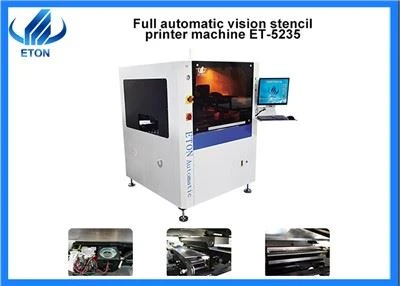 Impresora de plantilla de fuga de pasta de soldadura automática