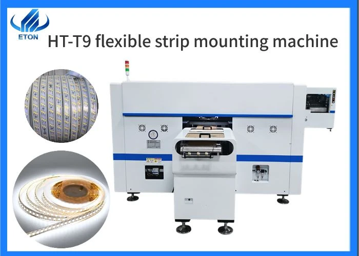 Máquina de montaje para tira flexible inalámbrica