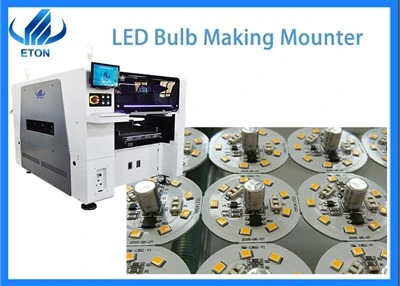 Máquina de colocación de 20 cabezales para fabricación de bombillas LED