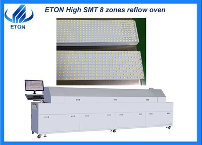 Máquina de horno de reflujo de fabricación electrónica de alta velocidad de 1200 kg