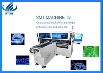 Máquina de montaje SMT para la producción de tiras LED